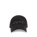 Gucci Gucci Black Cotton Cap (Baseball Hat)