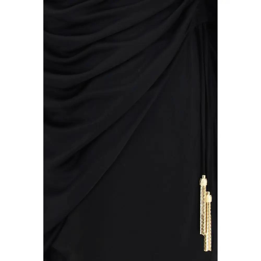 Balmain Black Viscose Casual Dress