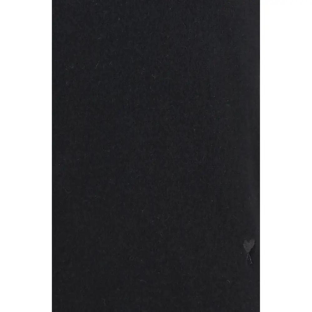 Ami Paris Black Wool Oves Aries Sweatshirt