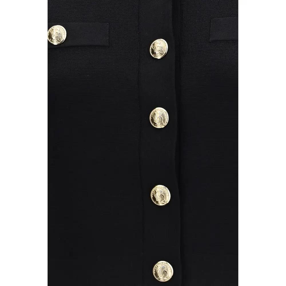 Balmain Balmain Black Viscose Cardigan