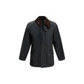 Barbour Black Cotton Full-Length Jacket