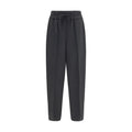 Ami Paris Black Wool Oves Aries Casual Pants