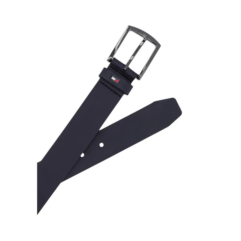Tommy Hilfiger Tommy Hilfiger Blue Leather Regular Belt
