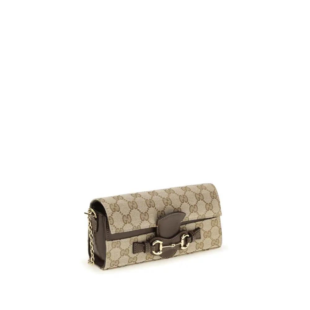 Gucci Gucci Beige Fabric Wallet