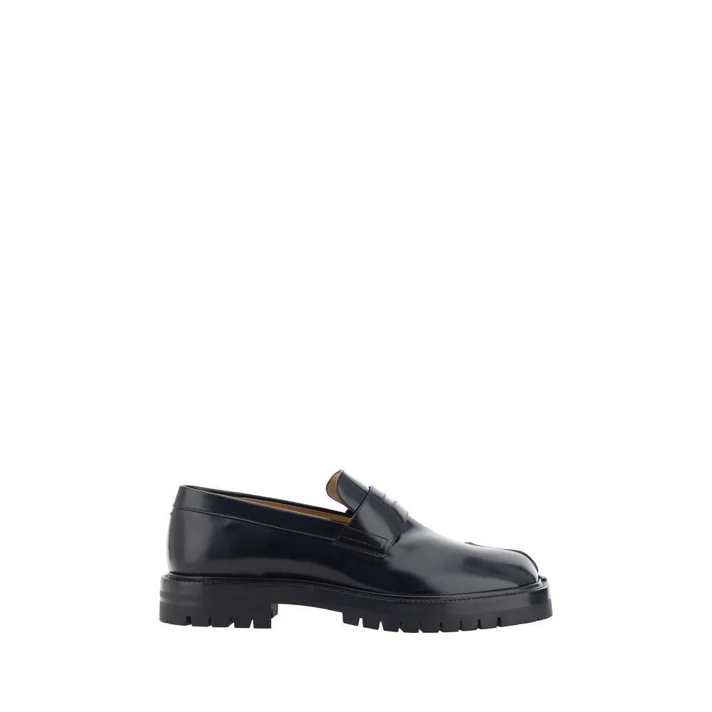 Maison Margiela Maison Margiela Black Calf Leather Bos Taurus Slip-On Loafers