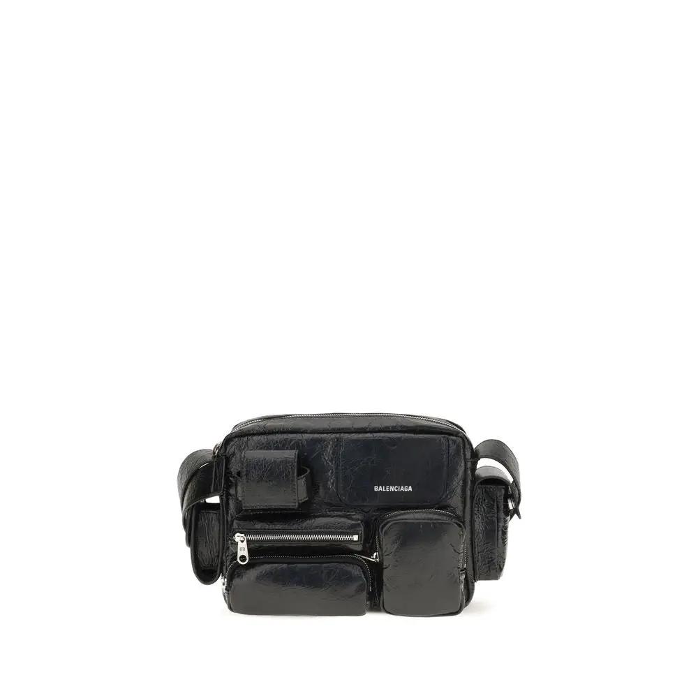 Balenciaga Black Lamb Ovis Aries Shoulder Bag
