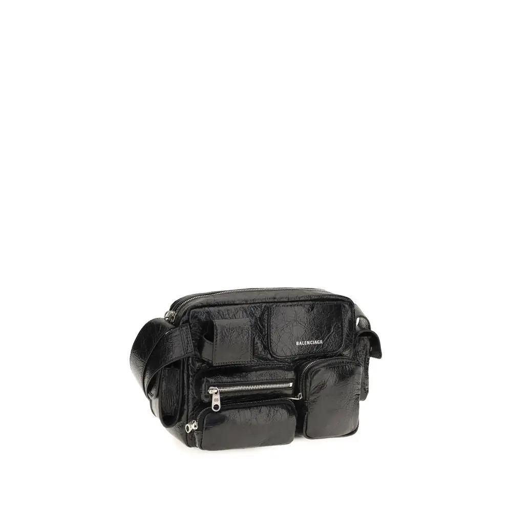 Balenciaga Black Lamb Ovis Aries Shoulder Bag