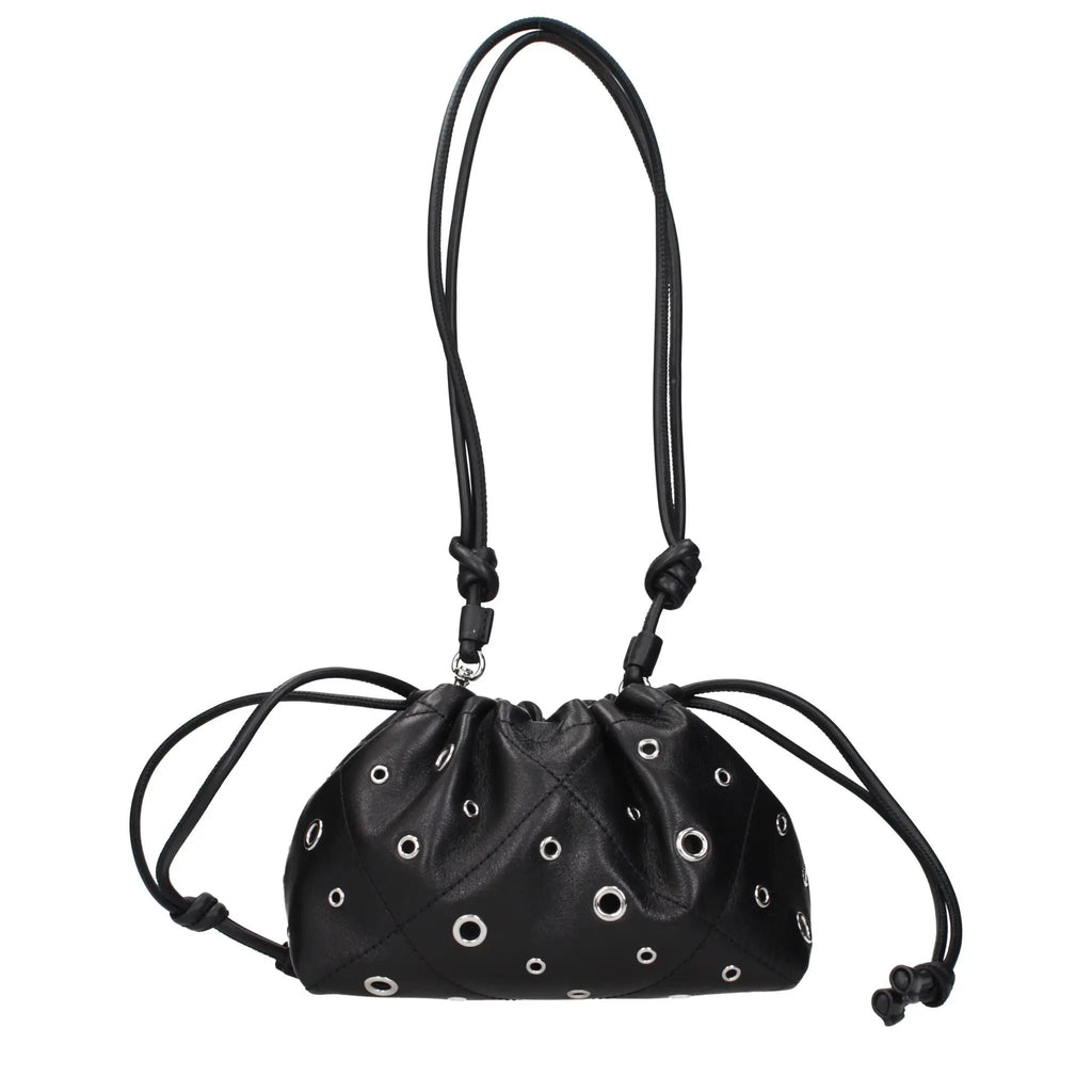 Sac porté épaule Tory Burch en cuir noir