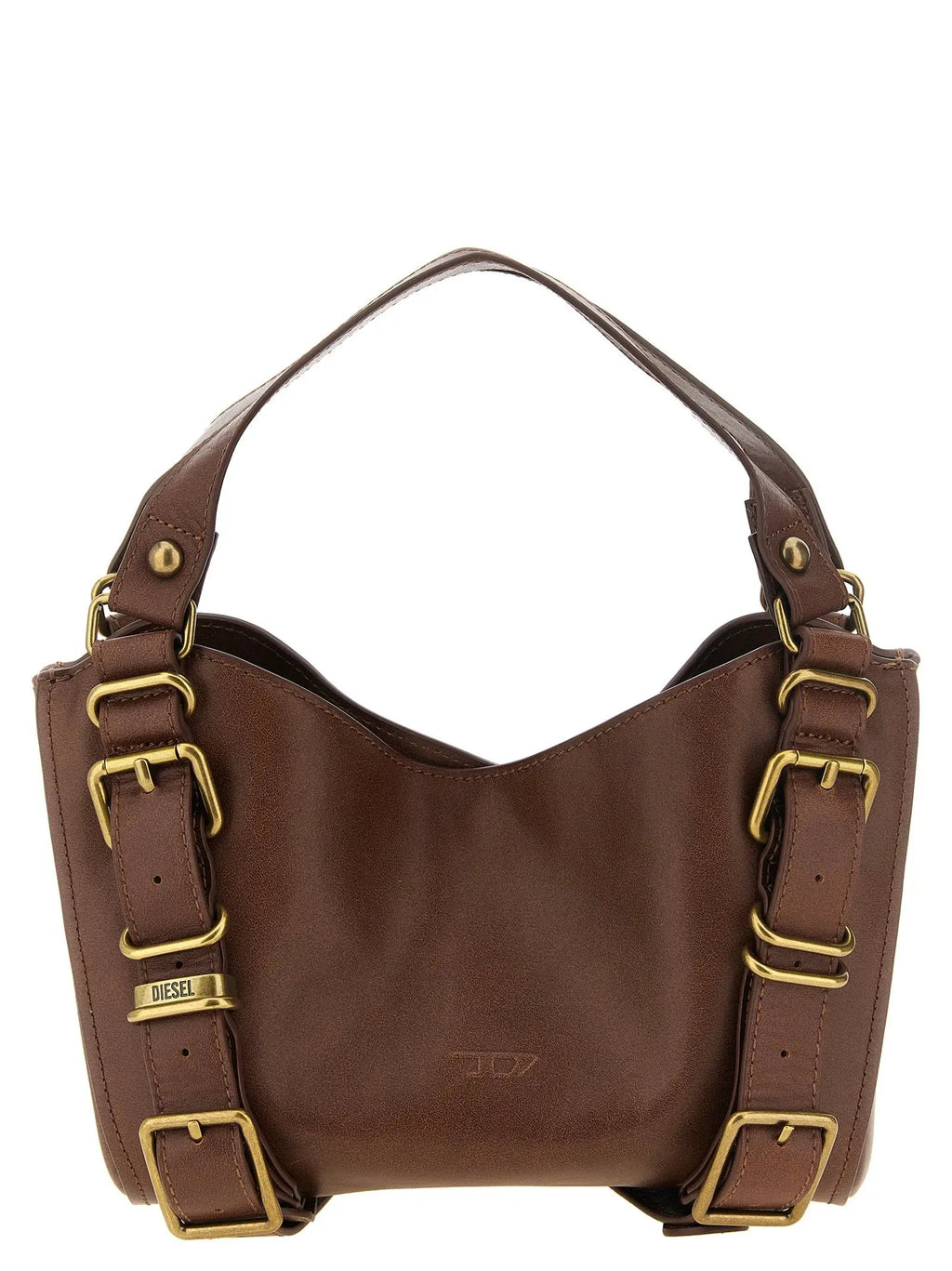Sac à main Diesel marron Autres fibres