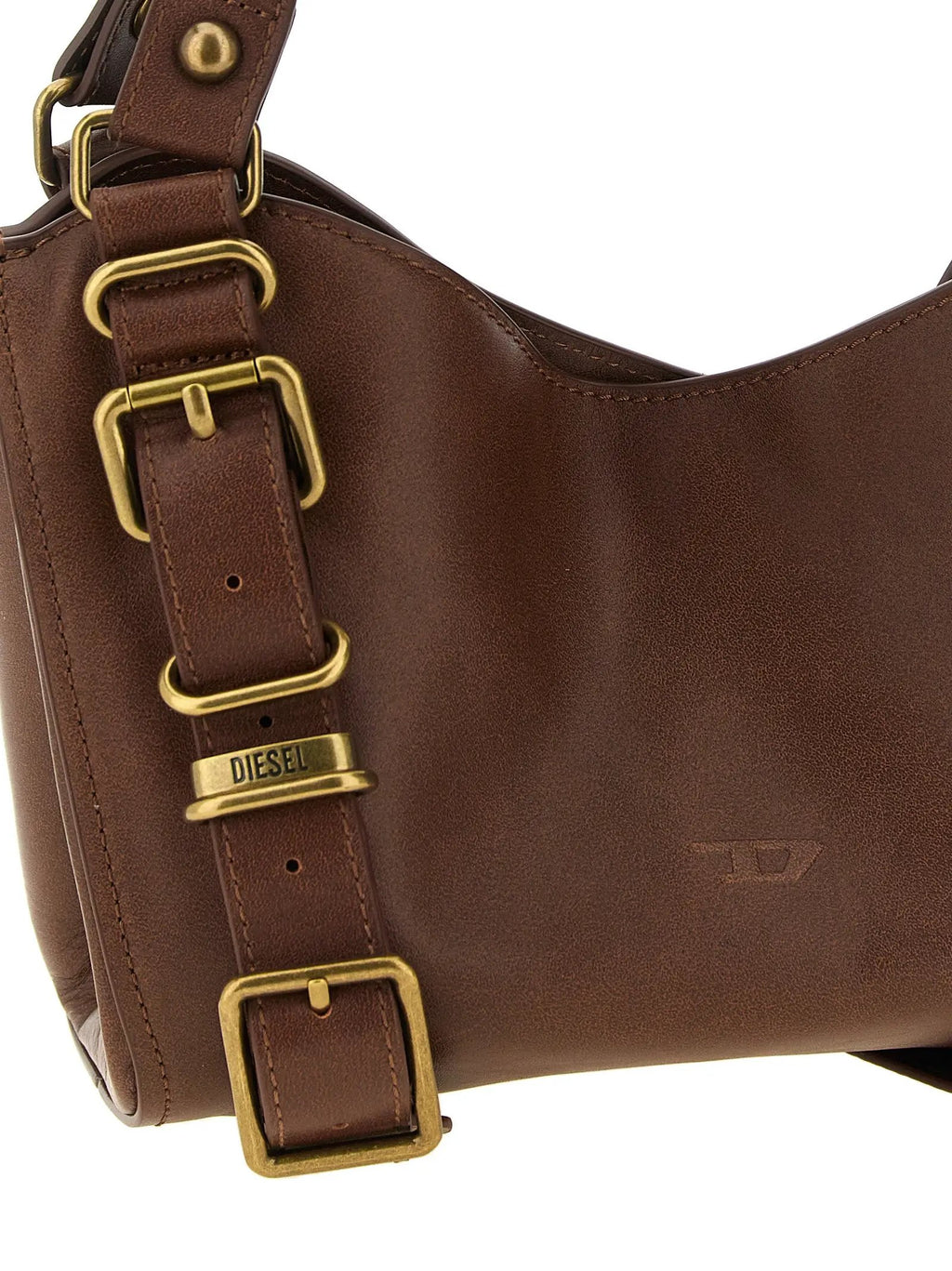 Sac à main Diesel marron Autres fibres