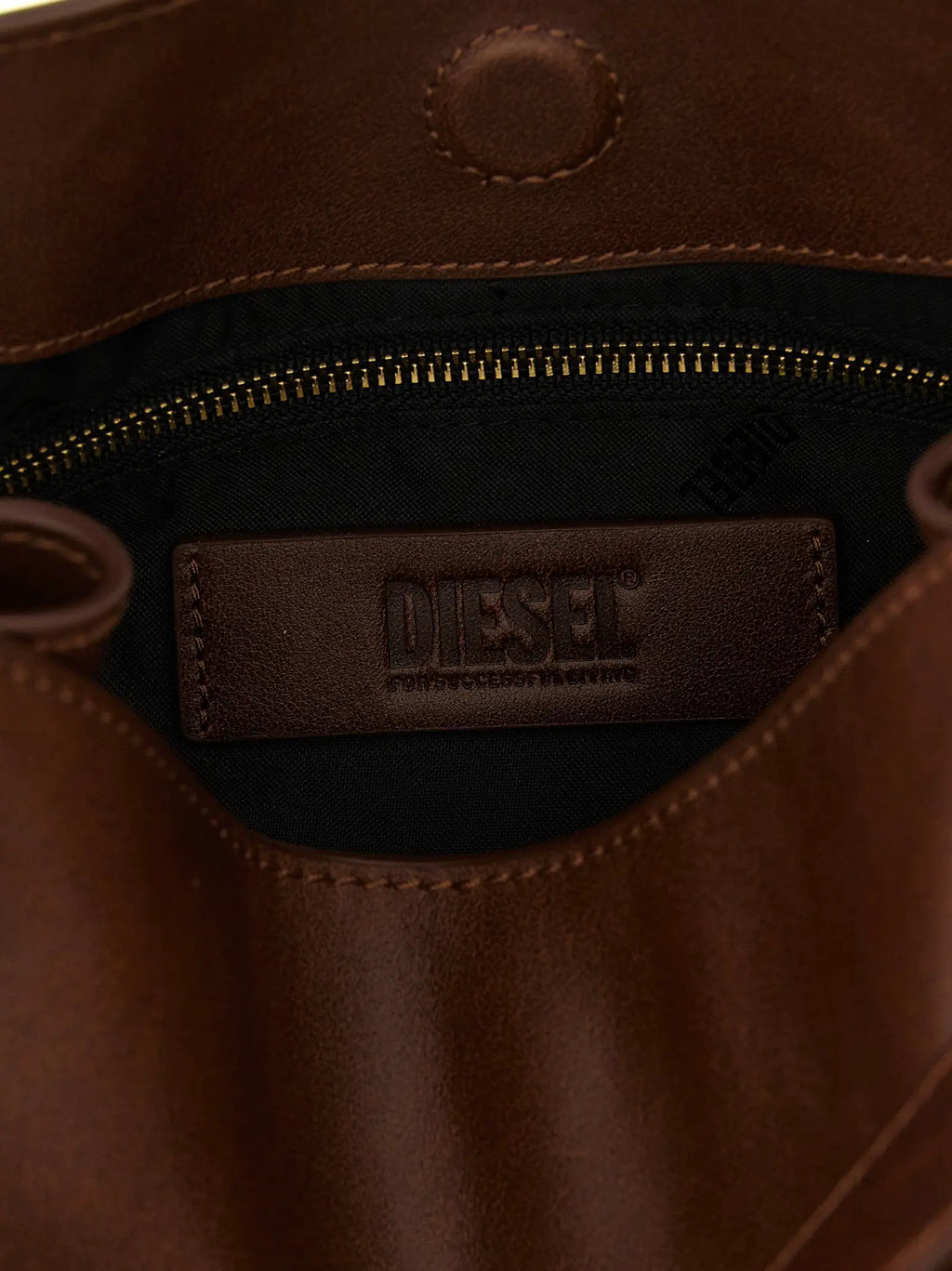 Sac à main Diesel marron Autres fibres