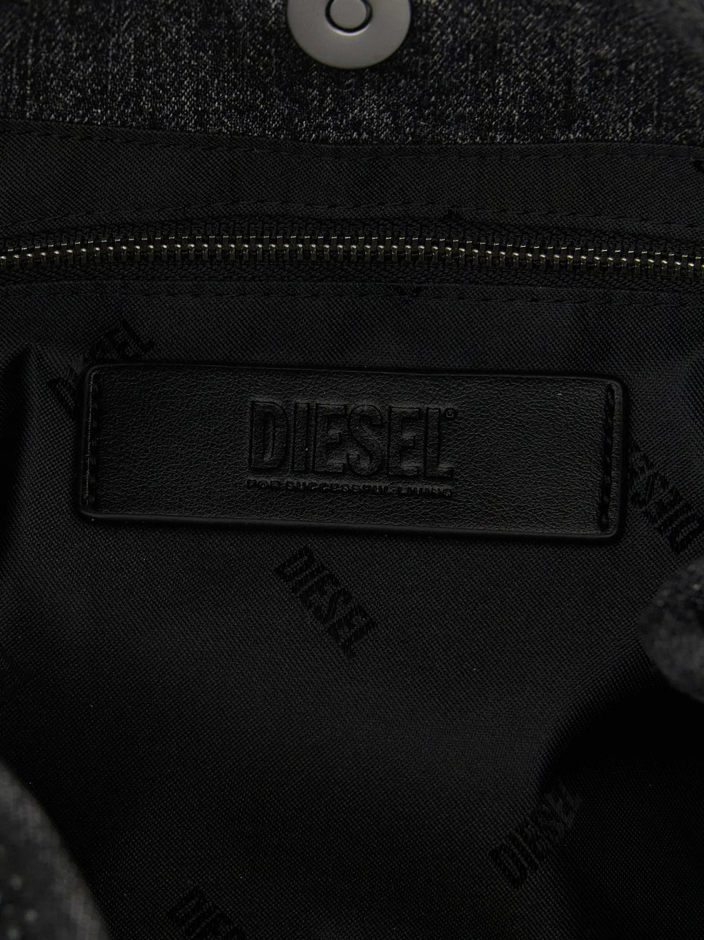 Diesel Black Cotton Handbag