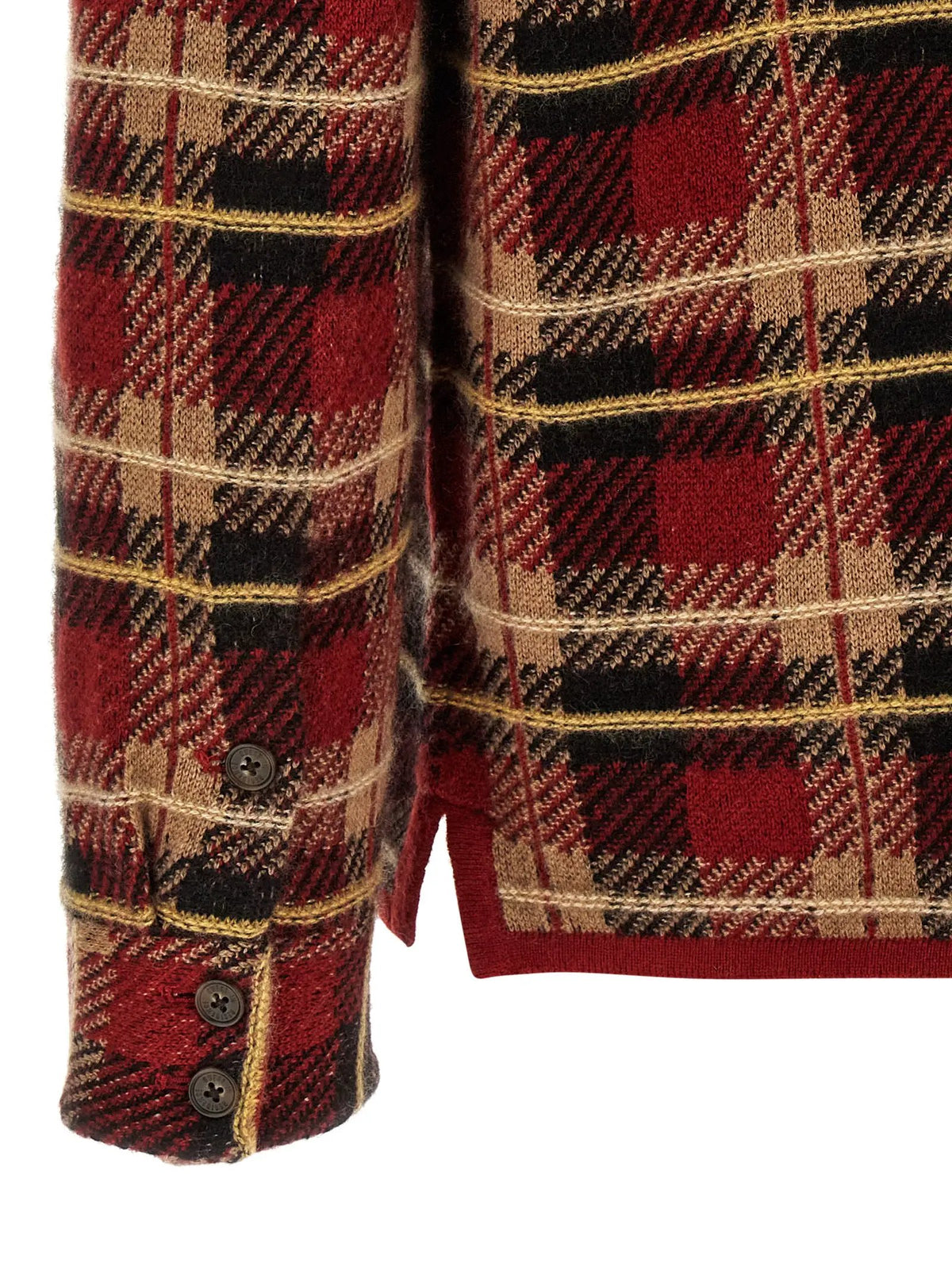 Guest in Residence Blouse en cachemire rouge