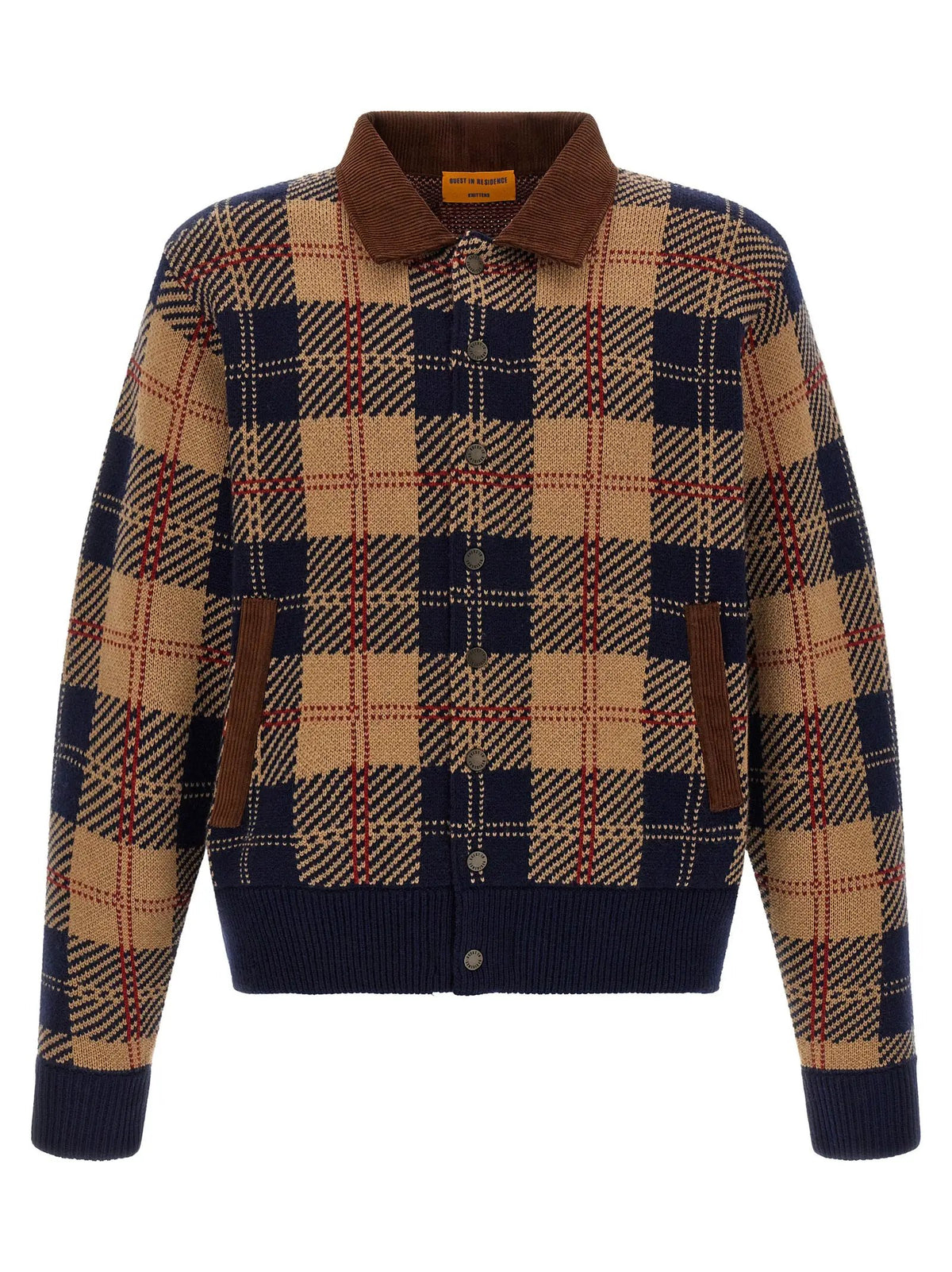 Blouson aviateur multicolore en laine Guest in Residence