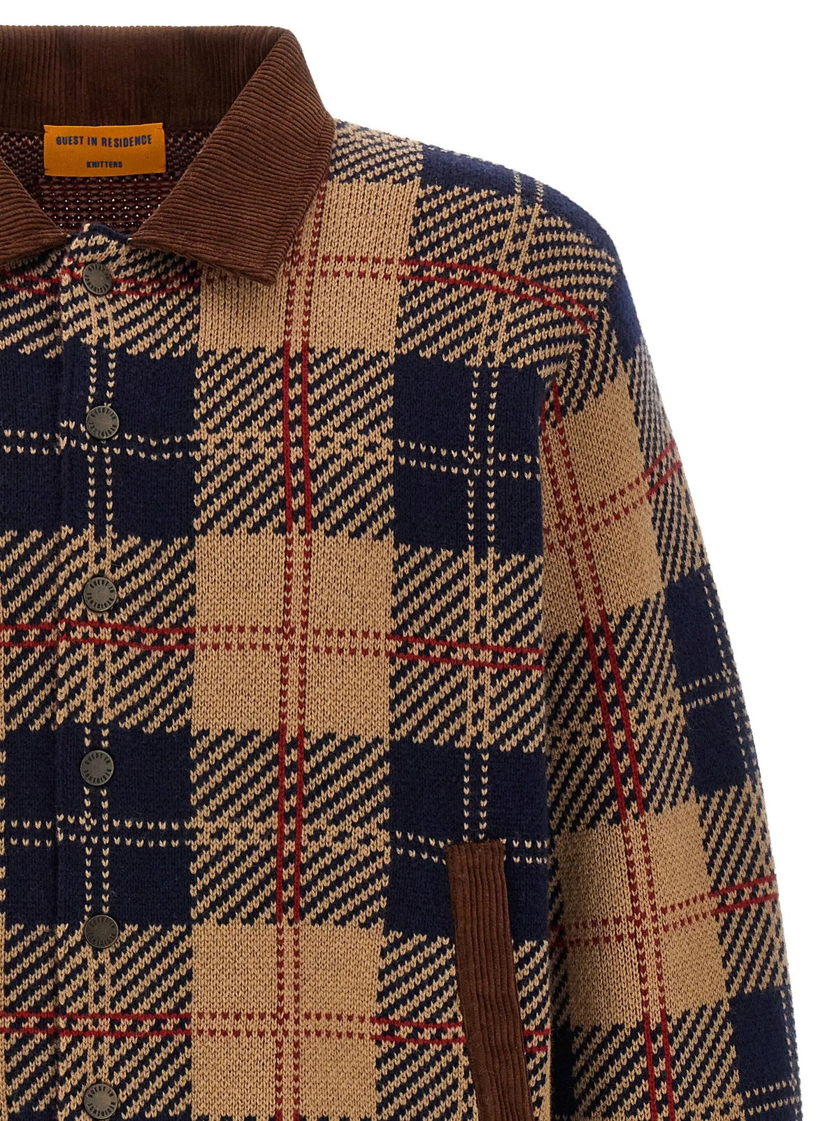 Blouson aviateur multicolore en laine Guest in Residence