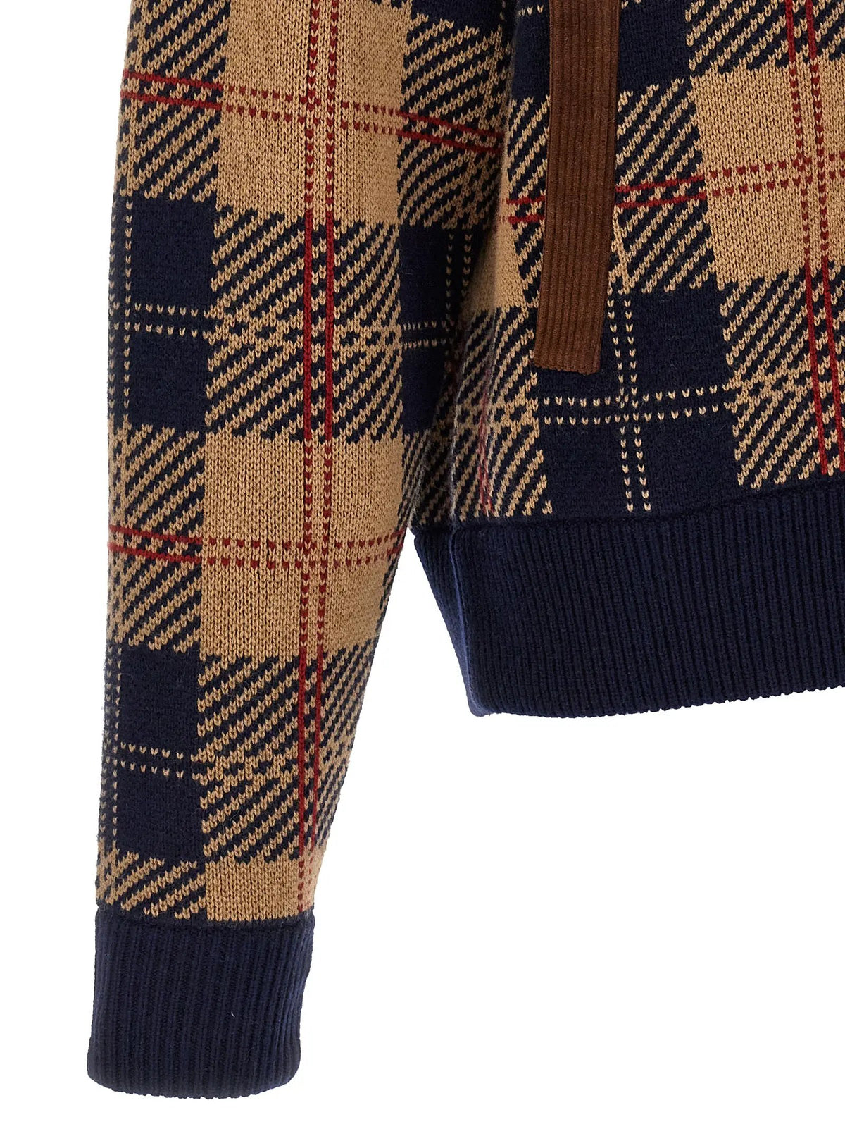 Blouson aviateur multicolore en laine Guest in Residence