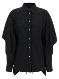 Maison Margiela Black Viscose Blouse