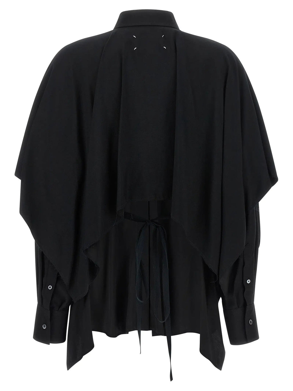 Maison Margiela Black Viscose Blouse