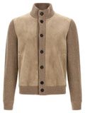 ZEGNA Beige Cashmere Cardigan