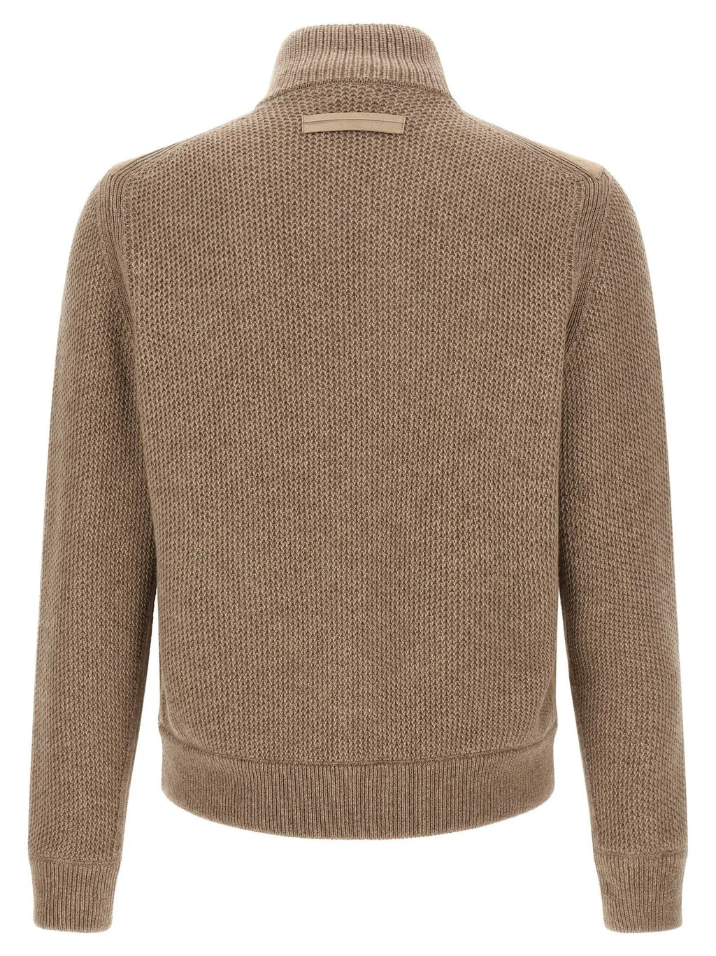 ZEGNA Beige Cashmere Cardigan