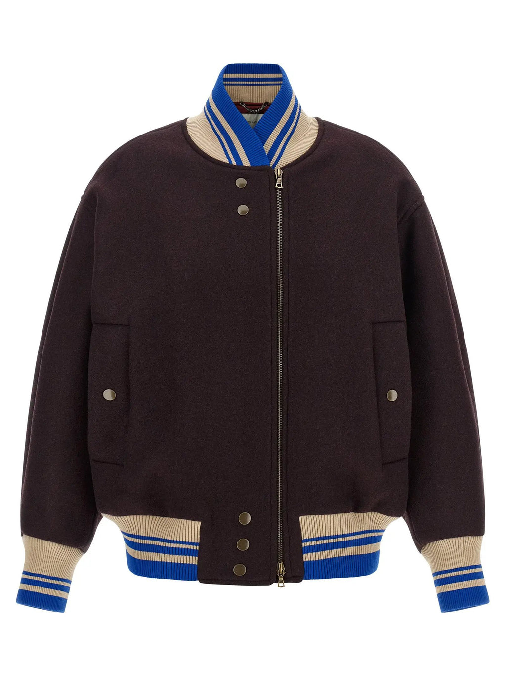 Dries Van Noten Dries Van Noten Purple Wool Bomber