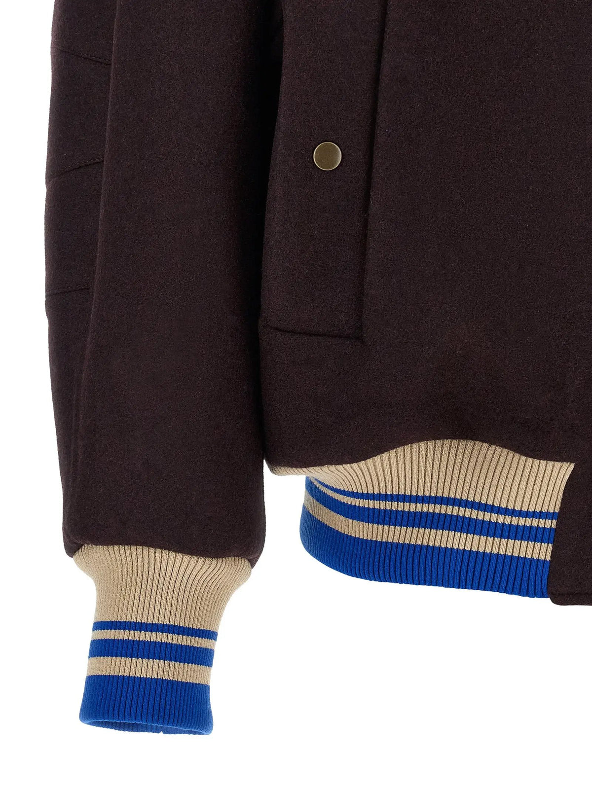 Dries Van Noten Dries Van Noten Purple Wool Bomber