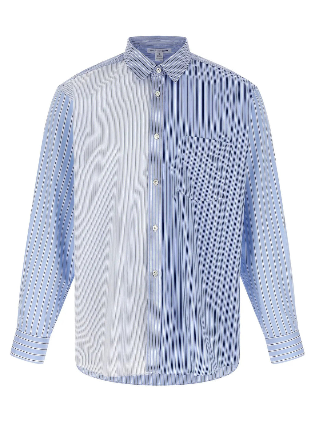 Comme Des Garçons Comme Des Garçons Blue Cotton Blouse