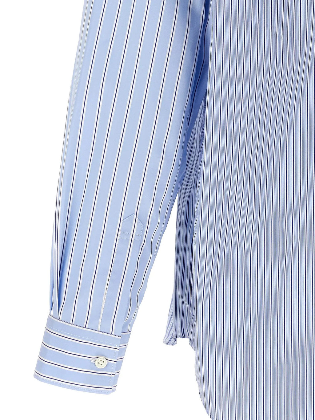 Comme Des Garçons Comme Des Garçons Blue Cotton Blouse