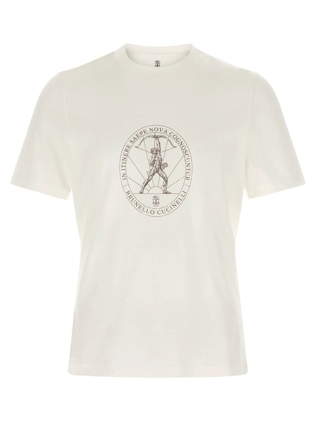 Brunello Cucinelli White Cotton T-Shirt