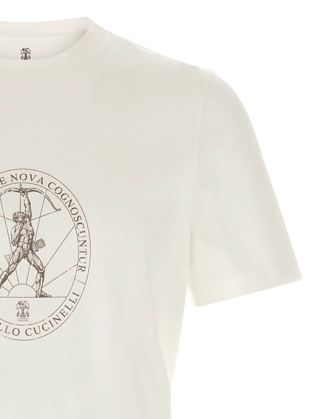 Brunello Cucinelli White Cotton T-Shirt