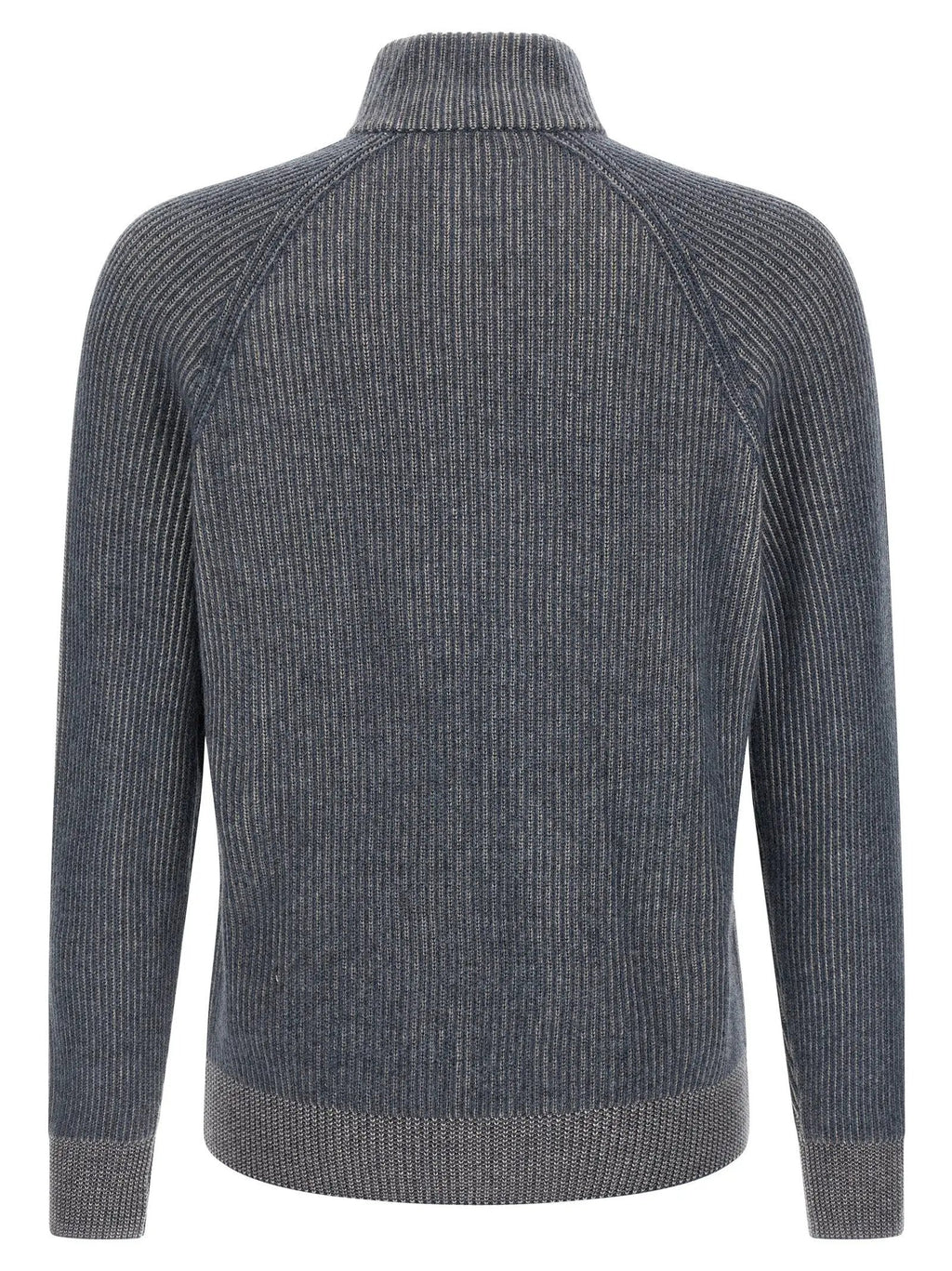 Brunello Cucinelli Blue Cashmere Cardigan