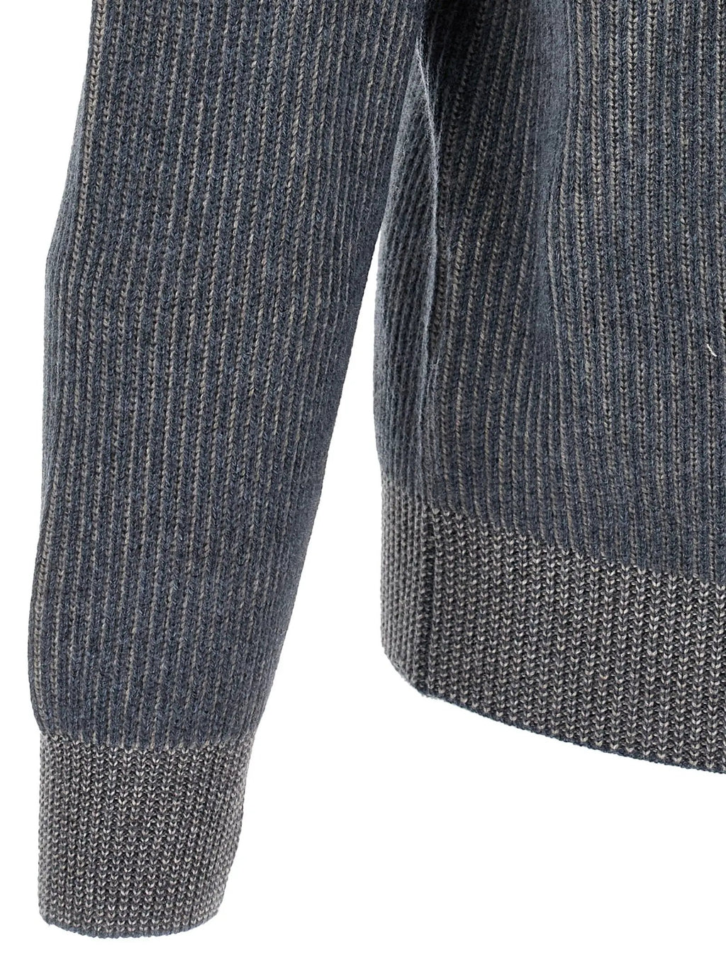Brunello Cucinelli Blue Cashmere Cardigan