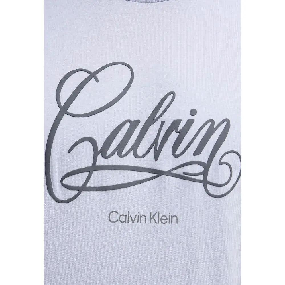 T-shirt en coton bleu Calvin Klein Jeans