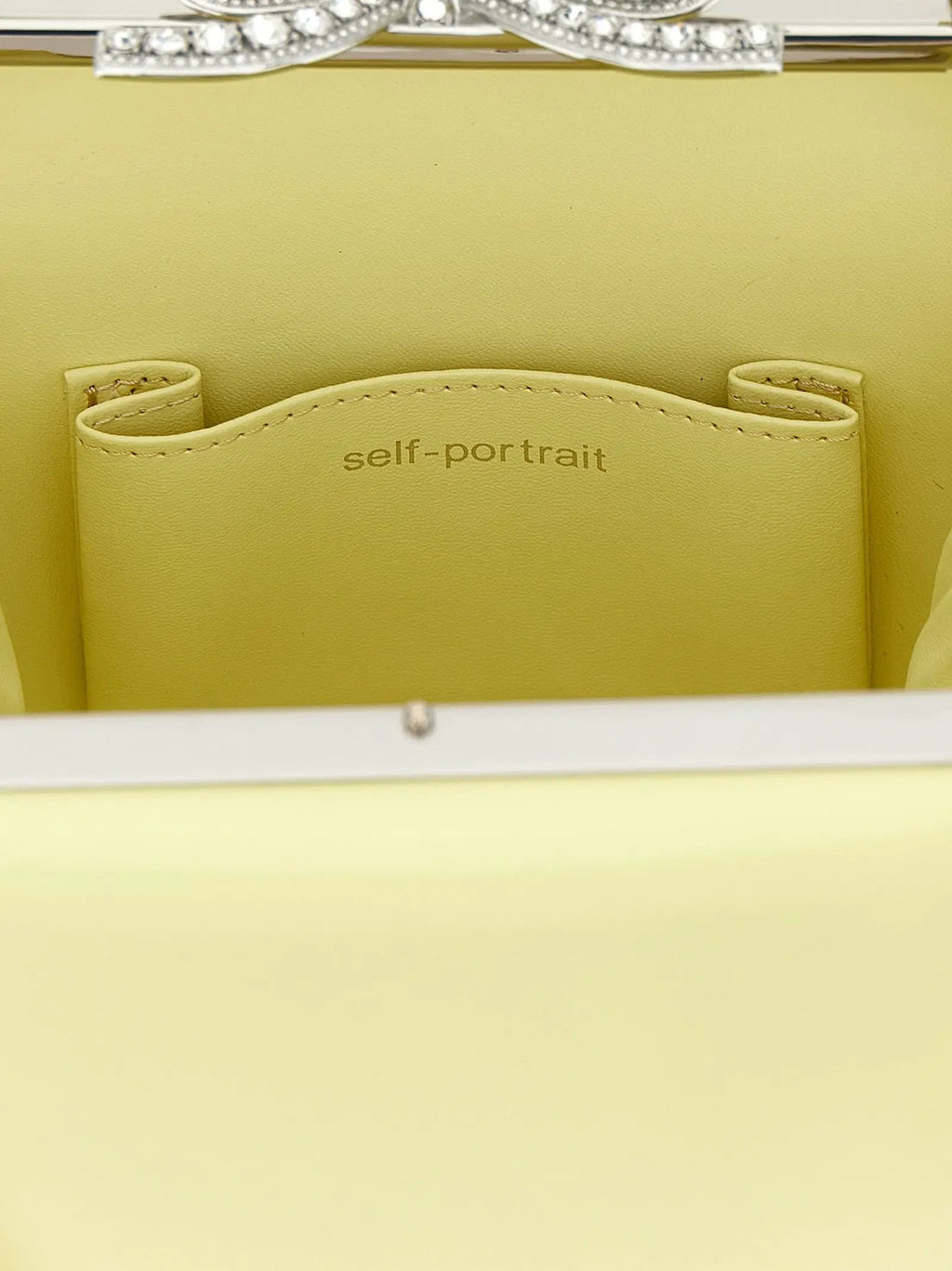 Self-Portrait Multicolor Leather Handbag