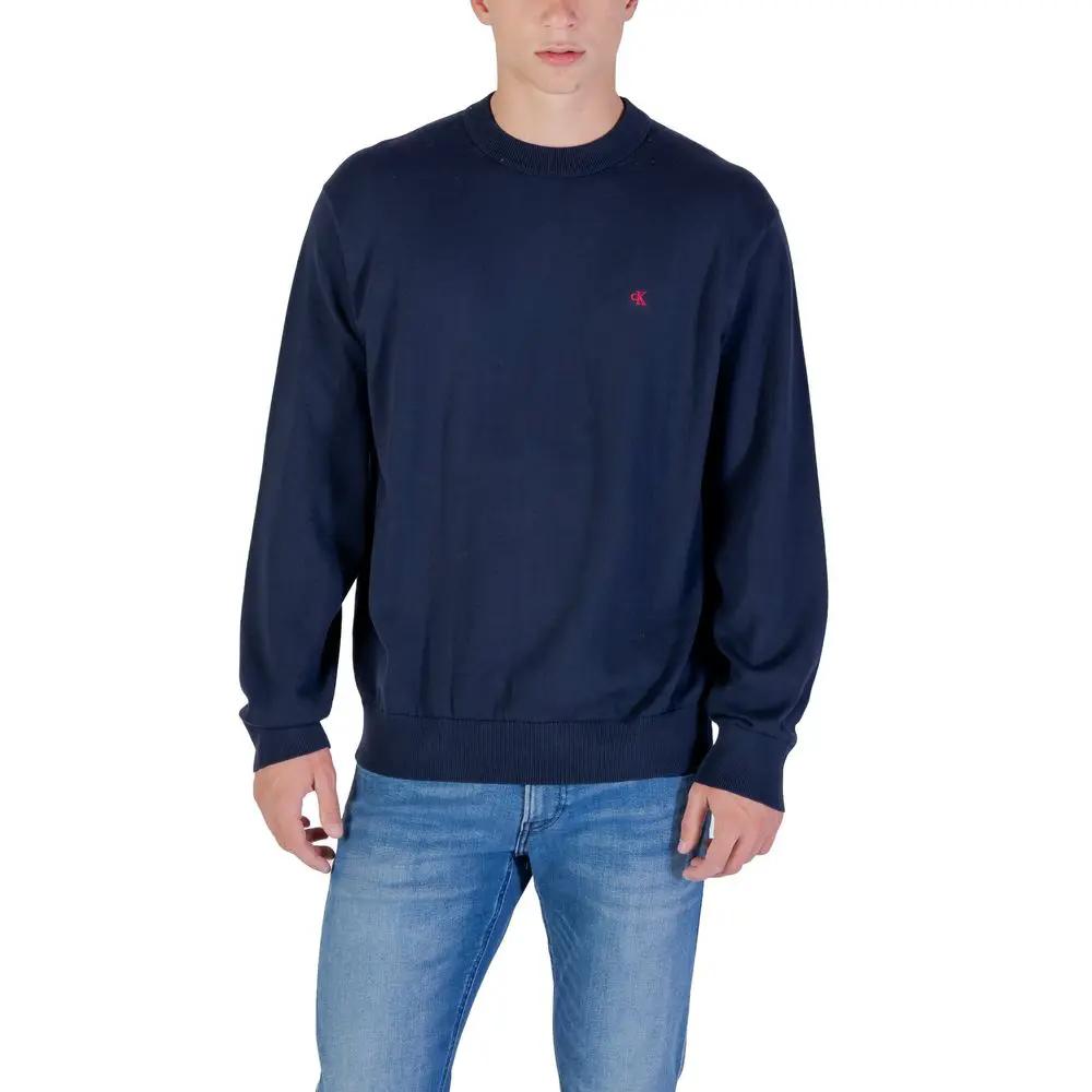 Calvin Klein Jeans Calvin Klein Jeans Blue Cotton Sweatshirt