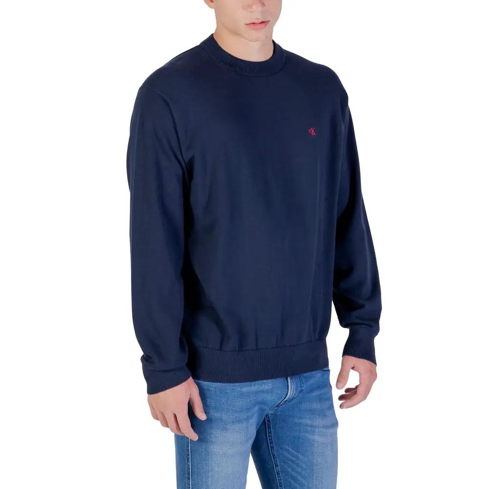 Calvin Klein Jeans Calvin Klein Jeans Blue Cotton Sweatshirt