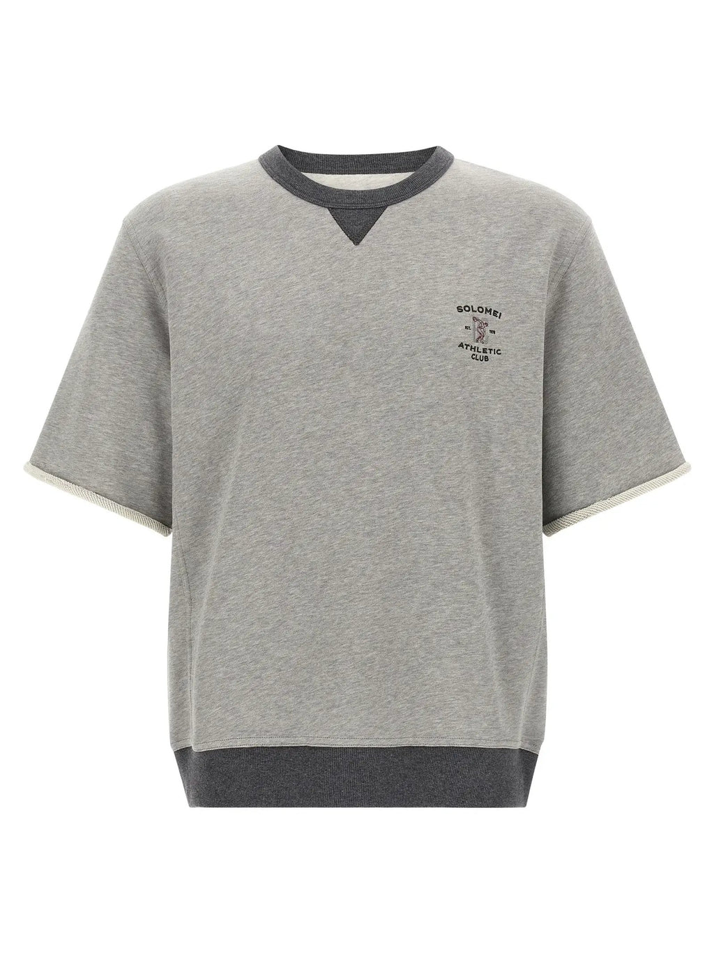 Brunello Cucinelli Gray Cotton Sweatshirt