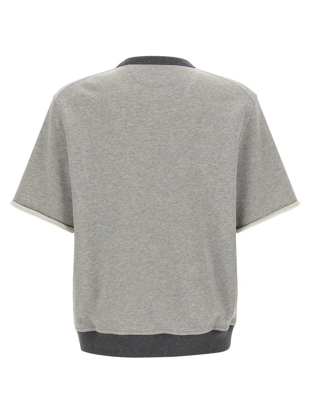 Brunello Cucinelli Gray Cotton Sweatshirt