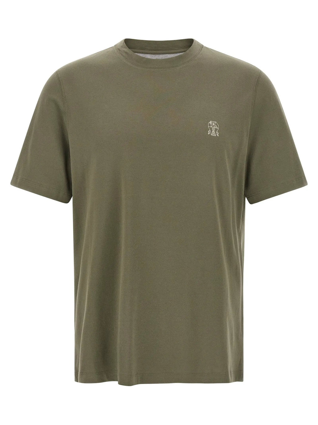 Brunello Cucinelli Bicolor Cotton T-Shirt