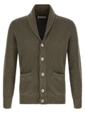 Brunello Cucinelli Bicolor Cotton Cardigan