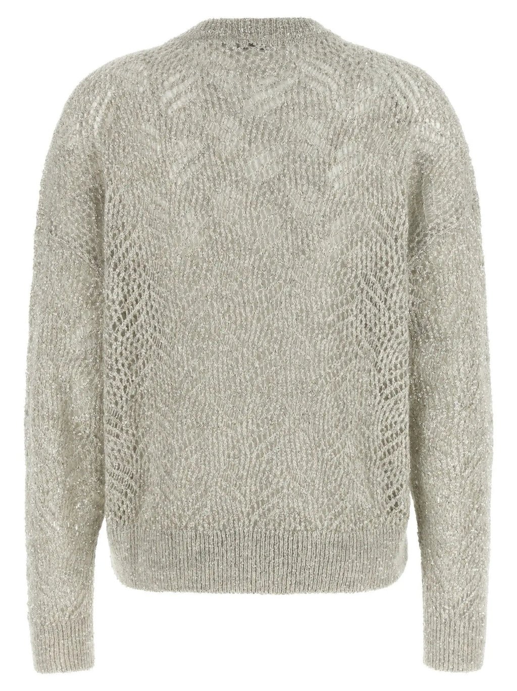 Cardigan Brunello Cucinelli en polyamide gris