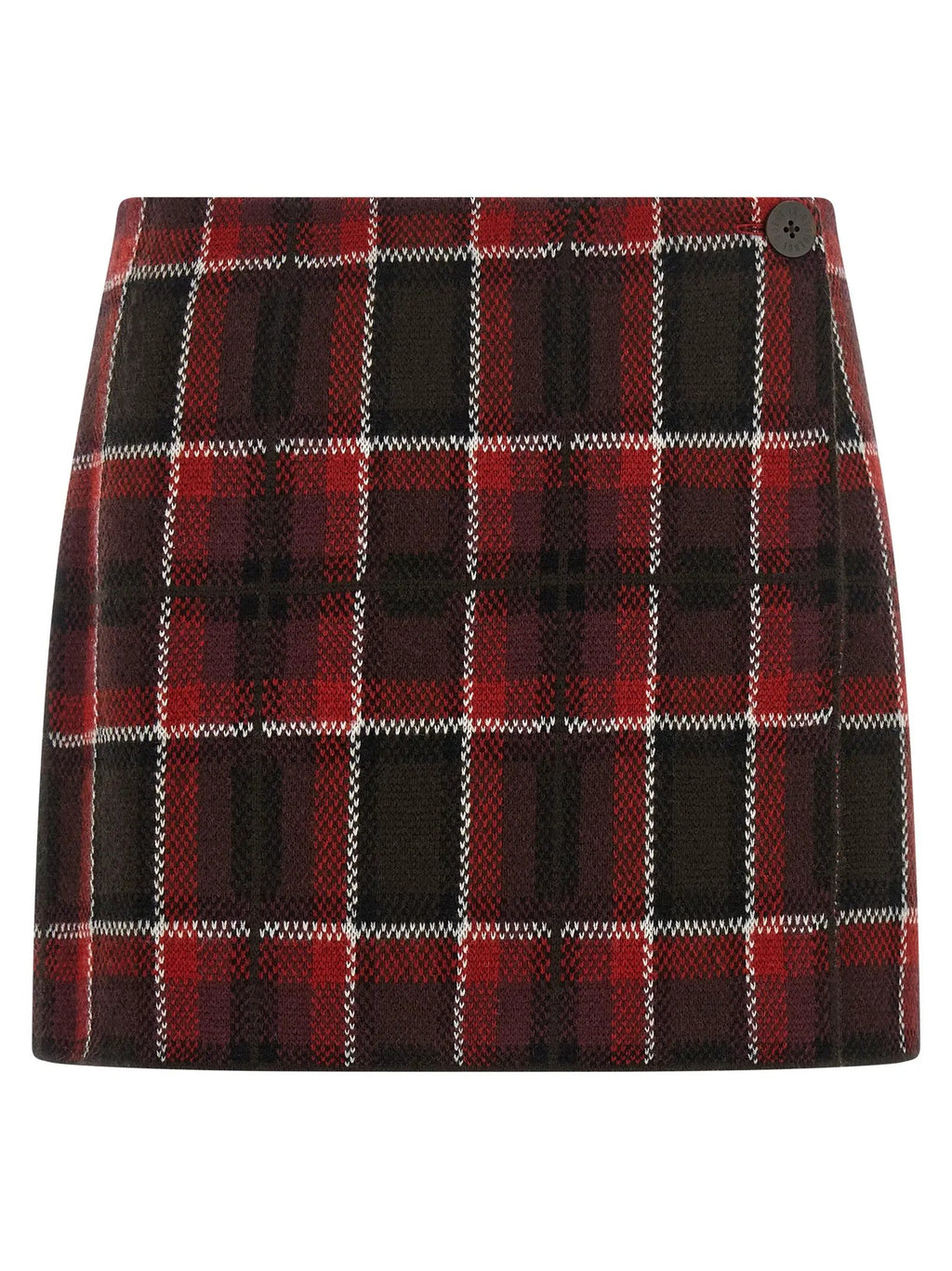 Guest in Residence Red Wool Long Skirt