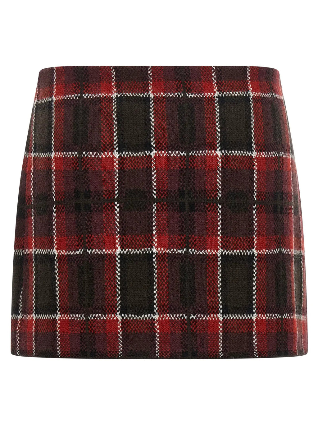 Guest in Residence Red Wool Long Skirt