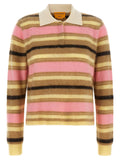 Guest in Residence Multicolor Cashmere Polo Shirt
