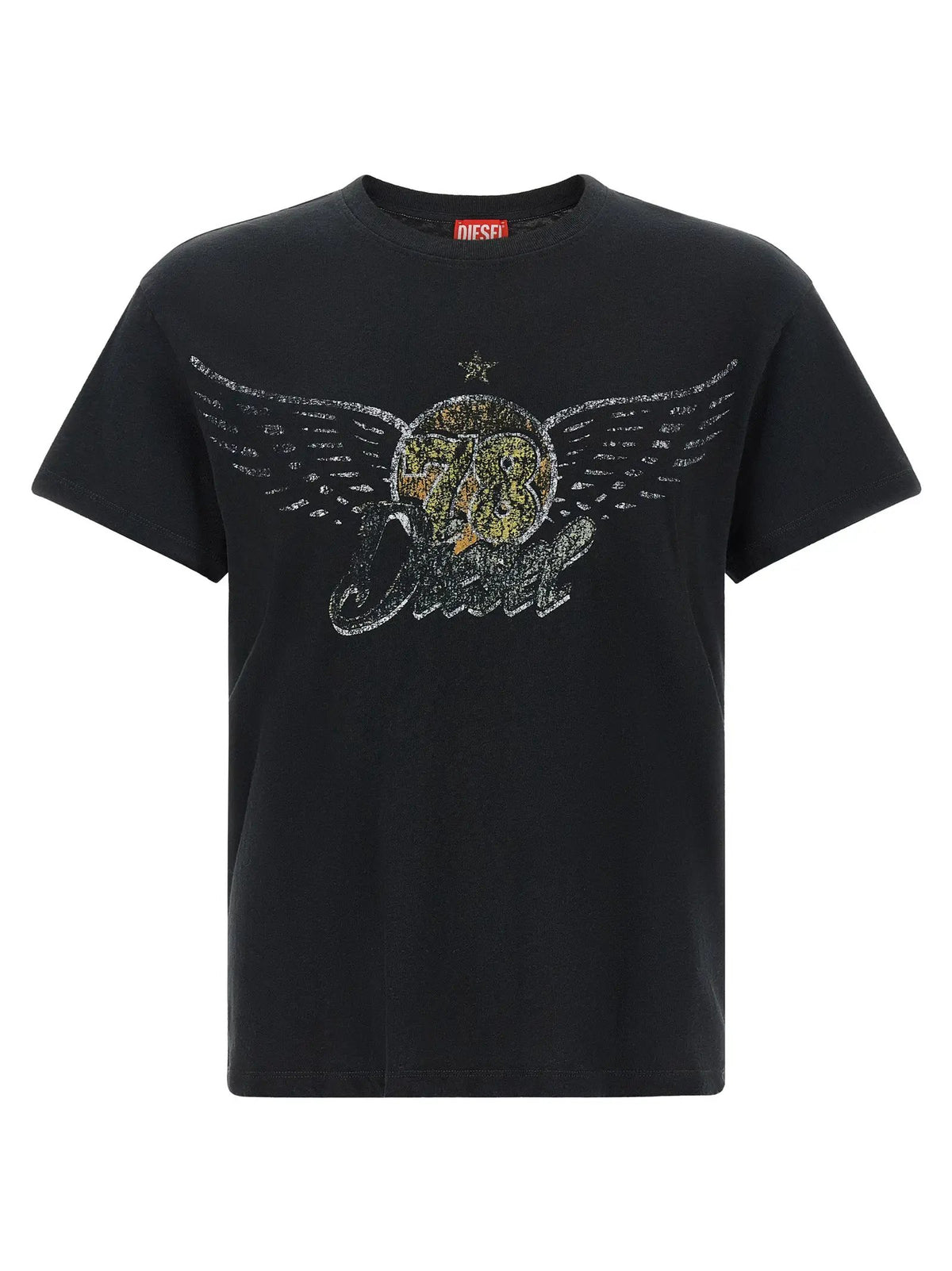 T-shirt Diesel en coton noir