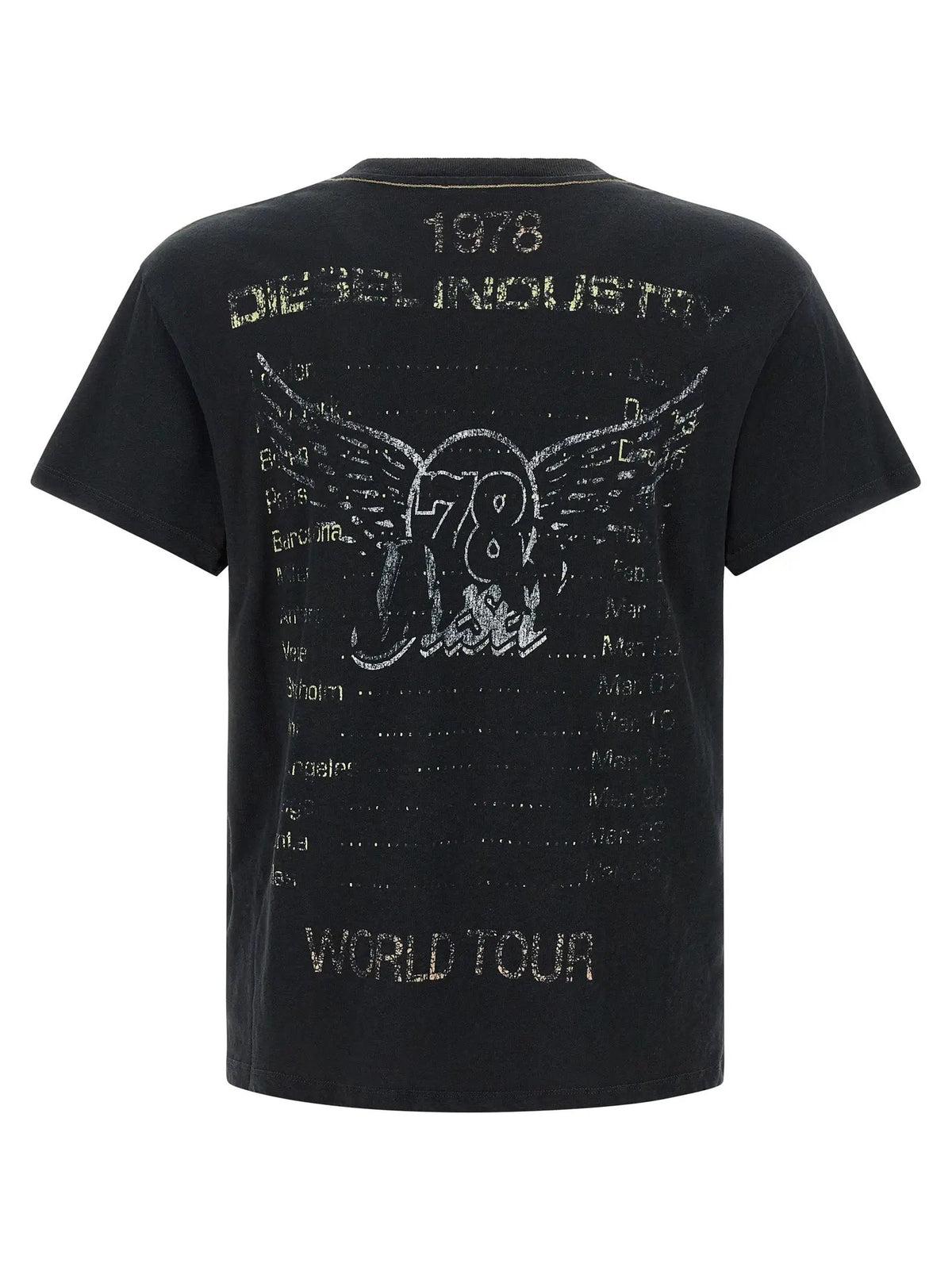 T-shirt Diesel en coton noir