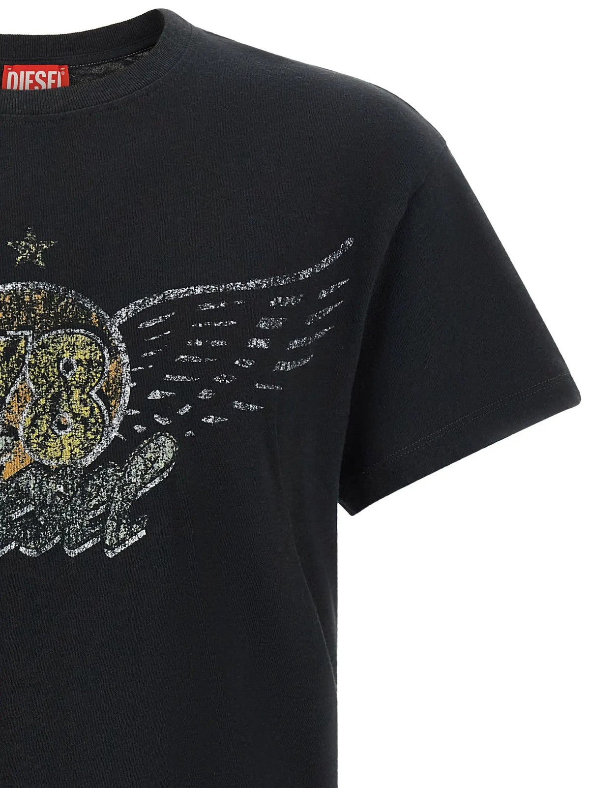 T-shirt Diesel en coton noir