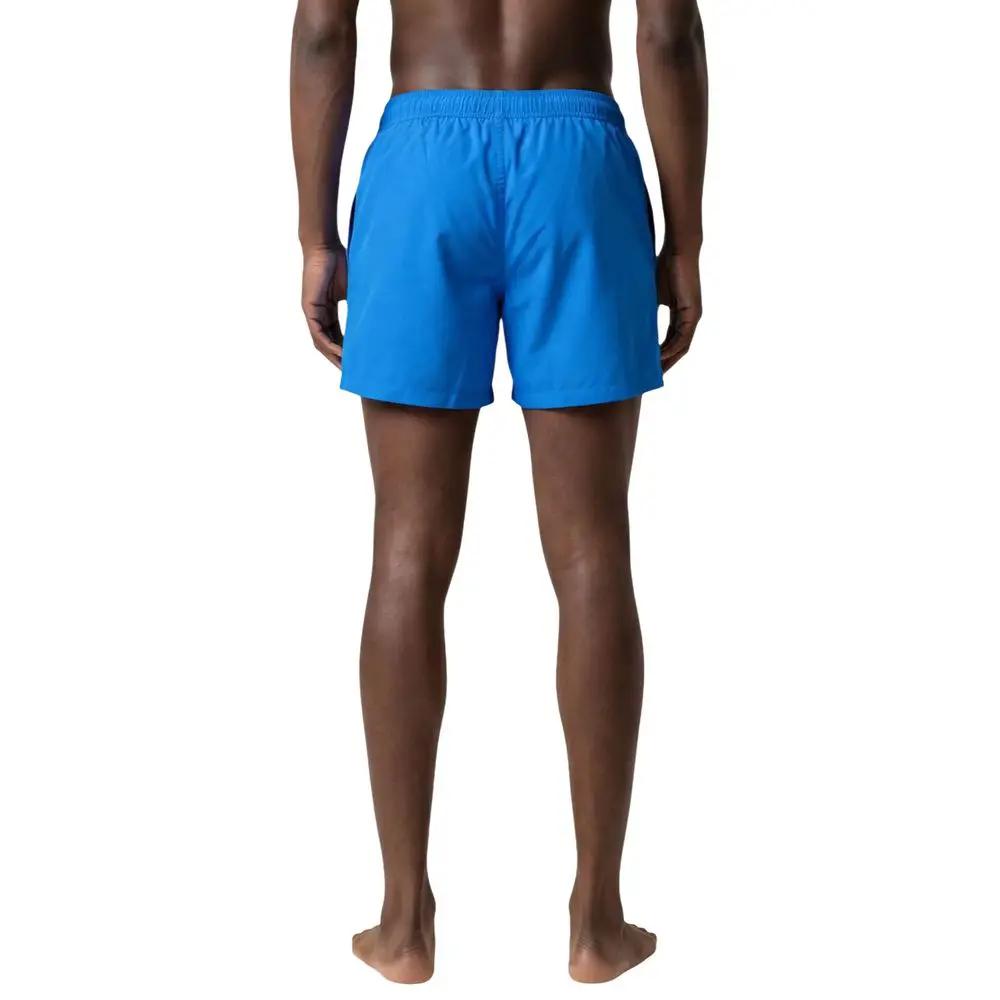 EA7 Emporio Armani EA7 Emporio Armani Blue Polyester Swim Shorts