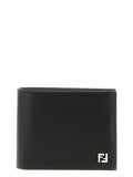Portefeuille Fendi en cuir de veau noir