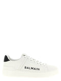 Balmain Bicolor Calfskin Low Top Sneakers